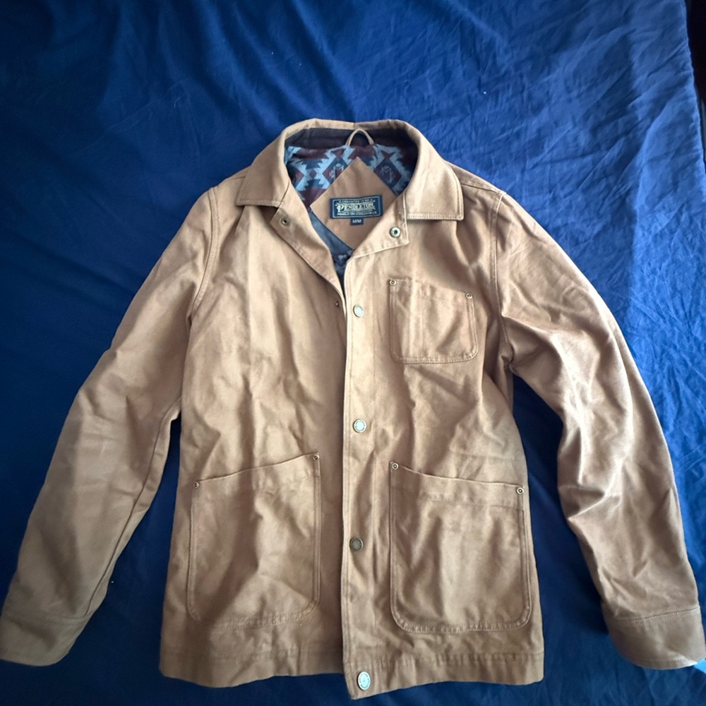 Pendleton Men's Brown Canvas Chore Coat
